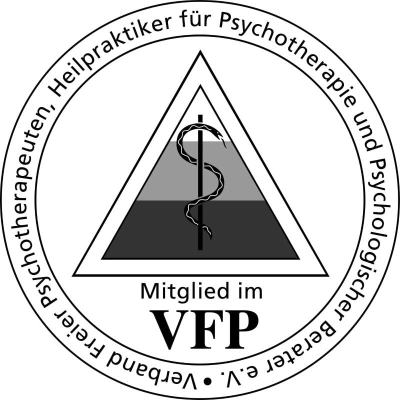 Mitglied im Verband Heilpraktiker für Psychotherapie VfP-Siegel.